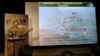 FILE - Pakistani army spokesman Lt Gen. Asim Bajwa briefs the media regarding the Torkham Border Terminal construction on the Pakistan-Afghan border crossing during a press conference in Rawalpindi, June 15, 2016. 