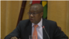 Mthuli Ncube, Zimbabwe’s finance minister in Harare, insists Oct. 25, 2018, that the bond notes will remain at par with the U.S. dollar, though on the market it continues to lose value and is now trading close to 4 to 1 U.S. dollar.