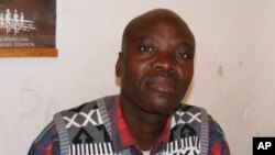 João Francisco, presidente do Sinprof, na Huíla, Angola