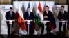  «Вишеградская четвёрка» во время встречи в Праге 21 марта 2024