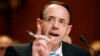 Deputy Attorney General Rod Rosenstein testifies on Capitol Hill in Washington, June 13, 2017, before a Senate Appropriations subcommittee hearing on the Justice Department's fiscal 2018 budget.
