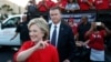 Democratic presidential candidate Hillary Rodham Clinton attends a rally, Oct. 12, 2015, in Las Vegas, held by the Culinary Union to support a union drive at the Trump Hotel.