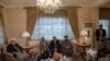 FILE - Members of Afghanistan's High Peace Council talks with delegates (not pictured) from the Hezb-e-Islami group, during a meeting in Kabul, March 17, 2016.