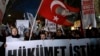 FILE - Demonstrators rally against Turkey's ruling AK Party and demand the resignation of Prime Minister Tayyip Erdogan in Ankara Dec. 27, 2013.