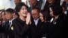 Former Thai Prime Minister Yingluck Shinawatra arrives at the Supreme Court for the last day of the hearing in Bangkok, Thailand, July 21, 2017.