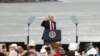 FILE - President Donald Trump gestures to the crowd after speaking at a rally at Rivertowne Marina, June 7, 2017, in Cincinnati, Ohio.