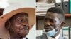 This combination of pictures shows Uganda's President Yoweri Museveni and Ugandan musician-turned-politician Robert Kyagulanyi, also known as Bobi Wine, the main contenders is the country's presidential elections scheduled for January 14, 2021. (AFP/Sumy Sadurni)