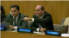 Syrian diplomat Amjad Qassem Agha speaks during U.N. meeting on human rights in Iran, New York, Oct. 25, 2017. (UN webcast)