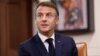 Le président français Emmanuel Macron lors d'une rencontre avec le premier ministre canadien à Ottawa en 2023