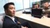 The leader of the political party named Future Forward Party, Thanathorn Juangroongruangkit arrives at the Technology Crime Suppression Division to hear police charges in Bangkok, Thailand, Monday, Sept. 17, 2018. 