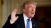 FILE - President Donald Trump speaks at the White House.