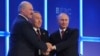 Belarus, Qozog'iston va Rossiya davlat rahbarlari Ostonada o'tgan Yevrosiyo iqtisodiy ittifoqi forumida, 29-may, 2014-yil
