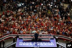 President Donald Trump speaks during his re-election kickoff rally at the Amway Center, June 18, 2019, in Orlando, Florida.