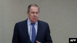 Министр иностранных дел России Сергей Лавров (архивное фото)