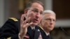 U.S. Army General Robert Abrams (L) testifies during his nomination hearing to be commander of all U.S. forces in Korea, on Capitol Hill in Washington, Sept. 25, 2018.