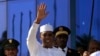 Idriss Deby Itno président réélu au Tchad. Il était reçu par son homologue soudanais, Omar el-Béchir, à Katrhoum, Soudan, 8 mars 2016. epa/MORWAN ALI