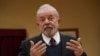 El expresidente de Brasil, Luiz Inacio Lula da Silva, en la foto, durante una reunión en el sindicato nacional de trabajadores de Italia, la Confederación General del Trabajo . Feb. 13 de 2020.