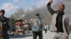 Afghan security forces respond to a suicide attack in Kabul, Afghanistan, March 1, 2017.