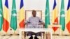 Idriss Déby Itno dans son palais présidentiel à N'Djamena, au Tchad, le 29 décembre 2016.