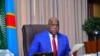 Le président congolais Félix Tshisekedi dans son bureau à Kinshasa, 22 octobre 2020. (Twitter/Présidence RDC)