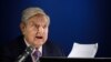 Hungarian-born US investor and philanthropist George Soros delivers a speech on the sideline of the World Economic Forum (WEF) annual meeting, on January 24, 2019 in Davos, eastern Switzerland. 