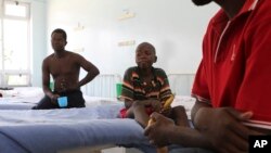Typhoid patients in Harare, Zimbabwe.