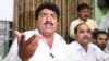 FILE - Jamil Afridi, left, holds a news conference in Peshawar, Pakistan, May 28, 2012. He contends his physician brother – Shakil Afridi, who helped the United States find Osama bin Laden – was the victim of a sham trial in Pakistan. Shakil Afridi is serving a 33-year sentence.