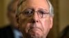 FILE - Senate Majority Leader Mitch McConnell of Kentucky tells reporters he is delaying a vote on the GOP health care bill at the Capitol in Washington, June 27, 2017. More than three weeks later, Senate Republicans are still trying to reach agreement on an overhaul measure. 