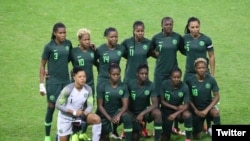 'Yan wasan Super Falcons na Najeriya