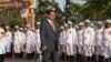 រូបឯកសារ៖ រដ្ឋមន្ត្រី​ក្រសួង​មហាផ្ទៃ​ ស ខេង ចូលរួម​ទិវាបុណ្យ​ឯករាជ្យ​ជាតិថ្ងៃទី​៩ វិច្ឆកា ឆ្នាំ​២០១៩​ នៅ​រាជធានី​​ភ្នំពេញ​។ (ហ៊ុល រស្មី/VOA) ​