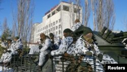 En Fotos | Preparativos de las fuerzas ucranianas en Pripyat cerca de la central nuclear de Chernóbil