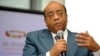 FILE - Mo Ibrahim a speaks to the media during the announcement of the recipient of The Ibrahim Prize for Achievement in African Leadership in London, October 2008.