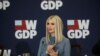 រូបឯកសារ៖ ​​អ្នក​ស្រី Ivanka Trump ថ្លែងនៅក្នុងកម្មវិធីខួប១ឆ្នាំនៃកម្មវិធី​​អភិវឌ្ឍ​ស្រ្តី​​ពិភព​លោក​ នៅក្រសួងការបរទេសសហរដ្ឋអាមេរិក ក្នុងរដ្ឋធានីវ៉ាស៊ីនតោន កាលពីថ្ងៃទី១២ ខែកុម្ភៈ ឆ្នាំ២០២០។