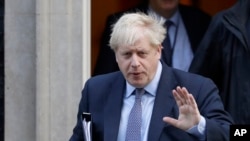 Mutungamiri wehurumende yeBritain VaBoris Johnson