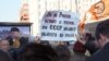 Акция протеста против российской пропаганды в Украине. Архивное фото.