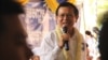 CNRP President Kem Sokha addresses the party’s congress, Phnom Penh, Cambodia, March 2, 2017. (Aun Chhengpor/VOA Khmer) 
