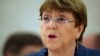 FILE - United Nations High Commissioner for Human Rights Michelle Bachelet.