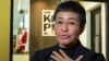 Maria Ressa, co-founder and CEO of the Philippines-based news website Rappler, speaks to members of the media as she leaves after a hearing in a court in Manila, Dec. 16, 2019. 