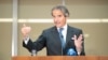 International Atomic Energy Agency Director General Rafael Grossi attends a press conference upon his arrival from Iran at Vienna International Airport in Schwechat, Austria, May 7, 2024.