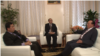 Cambodia's Deputy Prime Minister and Foreign Minister Hor Namhong gives an interview with VOA Khmer's Sok Khemra at Cambodia's Permanent Mission to the UN in New York​ on Saturday, September 27, 2014, ahead of his address to the annual UN General Assembly on Monday, September 29.