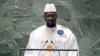 Le président guinéen Mamadi Doumbouya s'adresse à la 78e session de l'Assemblée générale des Nations unies, le 21 septembre 2023. 