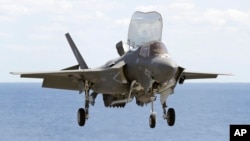 미국 F-35B 전투기.