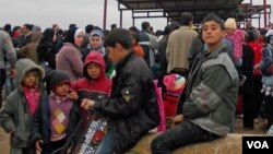 Syrian refugee in Dumiz Camp, Duhok Province, Kurdistan Region of Iraq, Wednesday, January 23, 2013