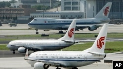 中國國際航空公司的飛機。（美聯社資料圖）