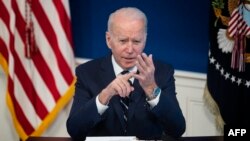 На фото: Президент США Джо Байден. Січень 2022