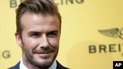  David Beckham à Madrid, en juin 2015. 