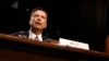 Former FBI Director James Comey testifies before a Senate Intelligence Committee hearing on Russia's alleged interference in the 2016 U.S. presidential election on Capitol Hill in Washington, June 8, 2017. 