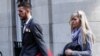 Chris Gard and Connie Yates, who are battling to take their baby Charlie to the U.S. for treatment against advice from doctors that he should be taken off life support, arrive at The High Court in London, Britain, April 5, 2017. 
